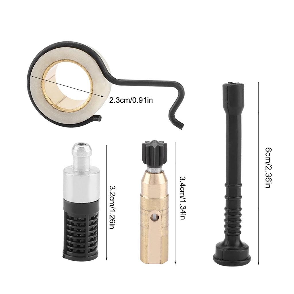Oil Pump, Screw Equipment with Chainsaw Oil Pipe Set Kit for MS 250 MS230 MS 210 025 023 021 Replacement Parts