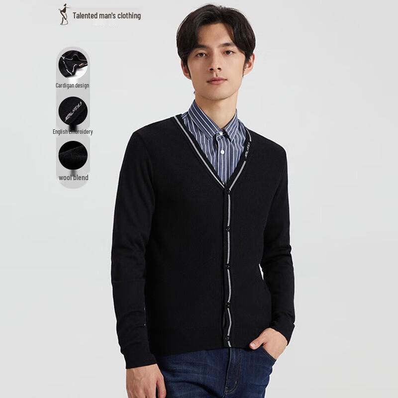 TRIES Men s Colorblock Slim-Fit Knitted Cardigan Jacket 91226E2328 48 3666₽