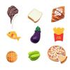 Child's Role-Play Kitchen Set: Peelable and Sliceable Realistic Fruits & Vegetables