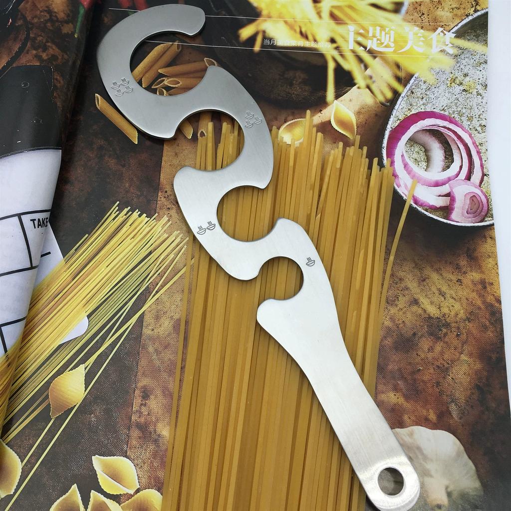 Spaghetti Measuring Tool 4 Hole Spaghetti Measuring Measurer Kitchen Gadgets Pasta Ruler for Home Kitchen Cooking Tools