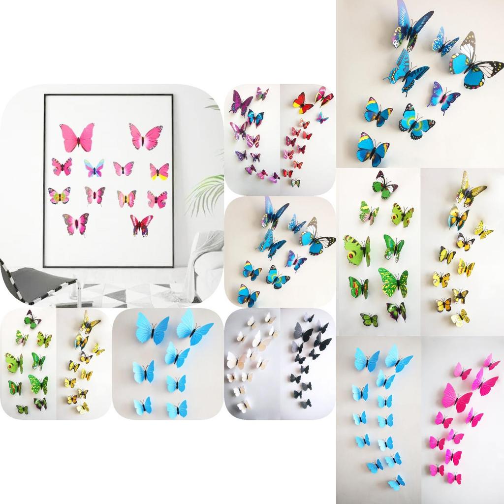 Realistic 9cm Butterfly 3d Home Decor Modern Minimalist Style Refrigerator Magnet