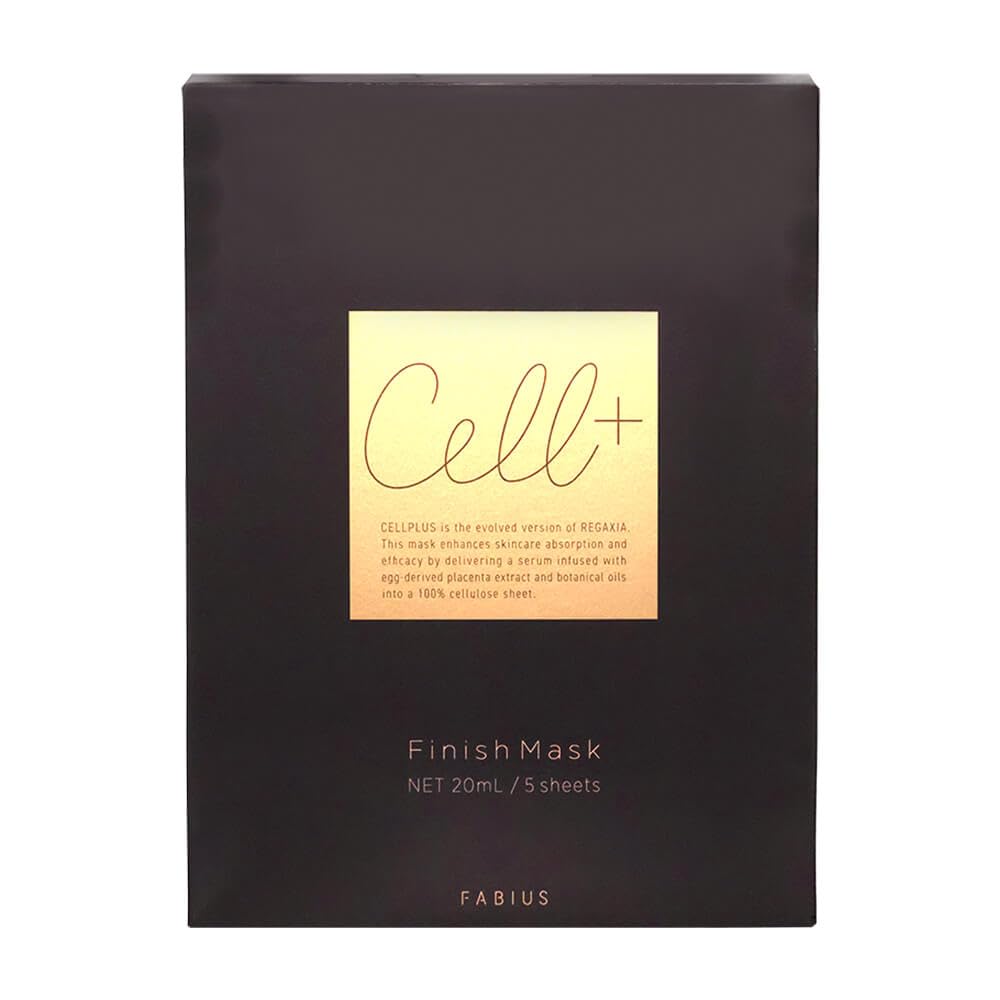 

Cell+ Face Pack, 5 individually wrapped sheets [Contains 65 skin-beautifying ingredients] Contains Cerament for intensive care of dryness and fine
