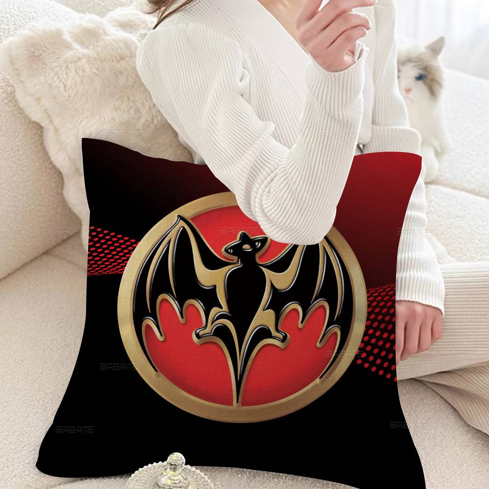 B-Bacardi Rum Vampire Bat Lucky Dragon pillow cover sofa cushion cover home room decoration children gift