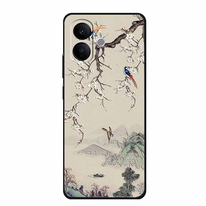 3D Embossed Case For Vivo V60 lite V2530 Phone Case Shockproof Silicone Soft Coque For Vivo V60 lite 2025 Back Cover Case Funda