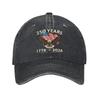USA Th Commemorative Baseball Cap Retro Distressed Washed  Sun Cap Unisex Women Outdoor Workouts Adjustable Fit Hats Cap