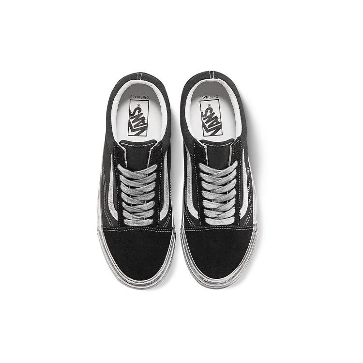 Vans OG Old Skool LX Stressed - Černobílé Unisex Tenisky VN0A5FBEBA2