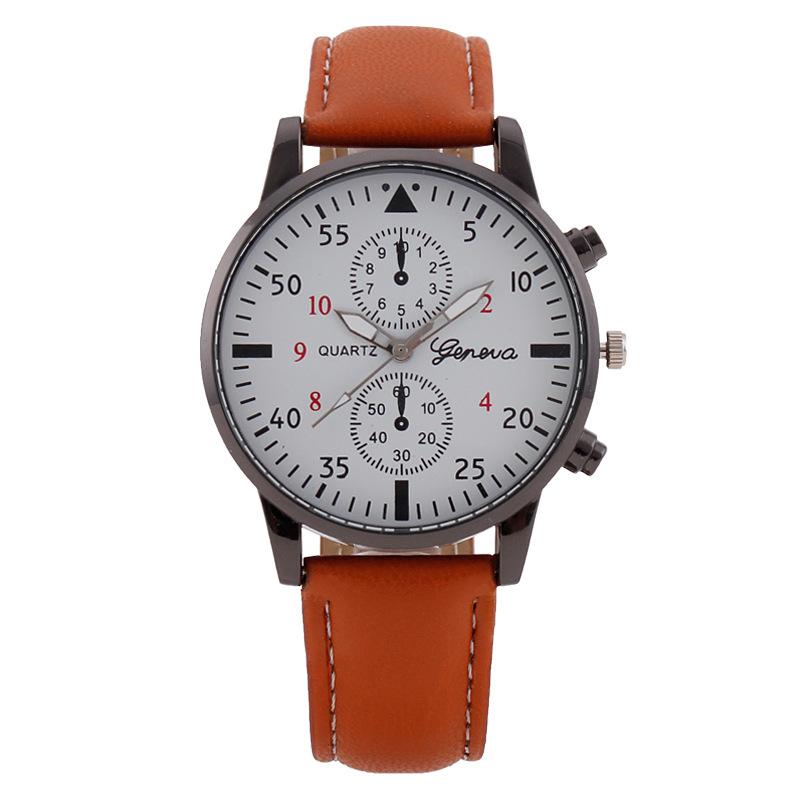 JYL Women's Watch Starry  Student Fashion Leather Strap