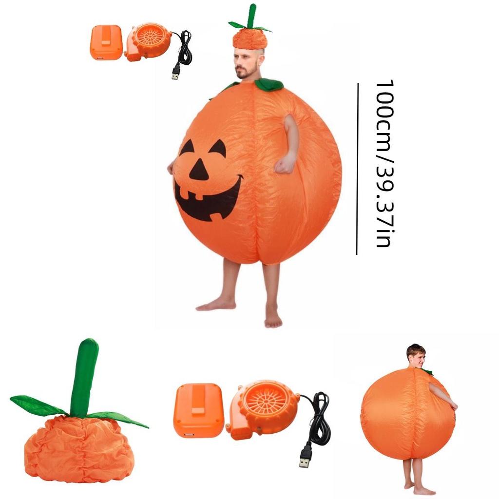 Halloween Pumpkin Clothing Inflatable Costume For Ghost Festival Performance