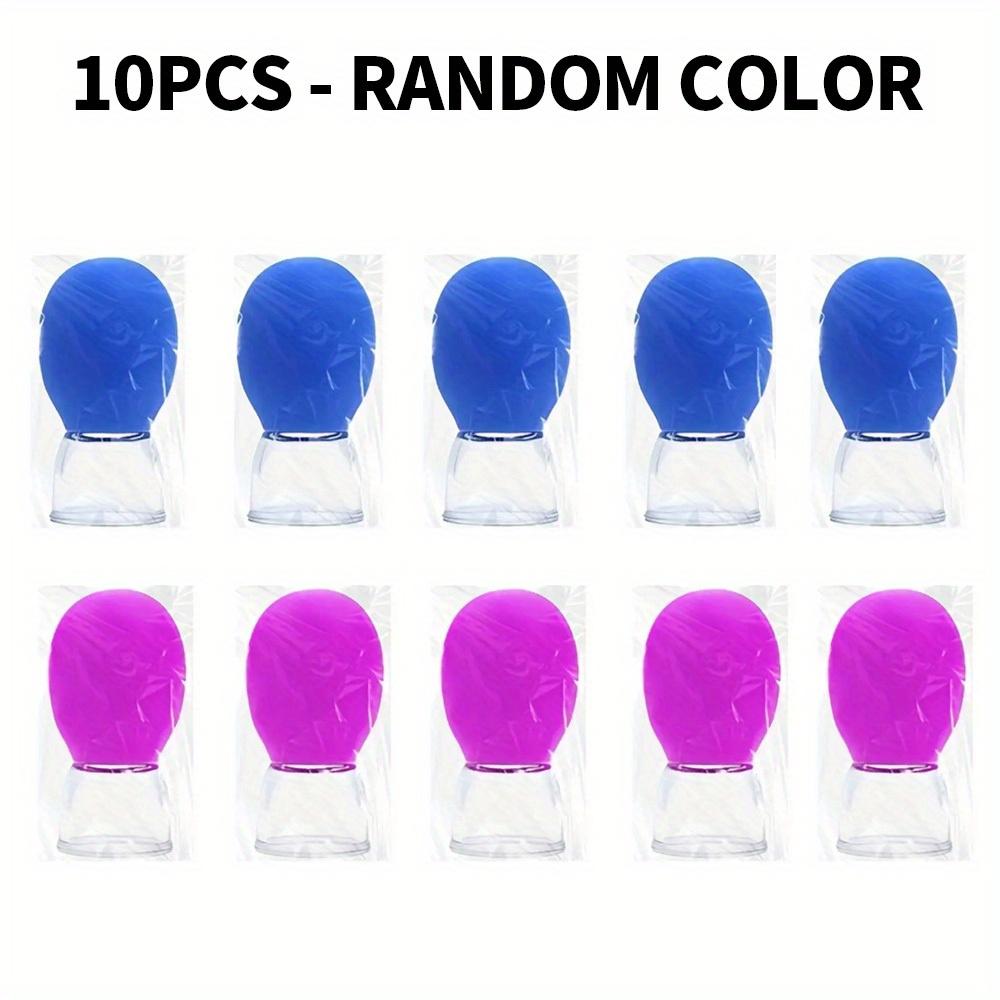 

10PCS Mini Facial Cupping Set - Silicone Meridian Massage Cups for Face & Body, Reusable Skin Therapy Tools
