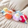 Creative Parrot Sparrow Bird Pendant Plush Toy Doll Keychain With Ring Bell