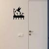 Wall Mounted Hook Up Hummingbird Key Rack Hanger Iron Crafts Rack Wall Art Decor, Perfect Gift for Nature Enthusiasts