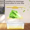Sealing Food Storage Box Large Capacity Bread Boxes With Time Recording Kitchen Food Grade Plastic Refrigerator Organiser NEW