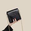 Bag Women's Autumn and Winter New Bucket Bag Mobile Phone Chain Leather Women's Bag High-end Messenger Bag Luggage