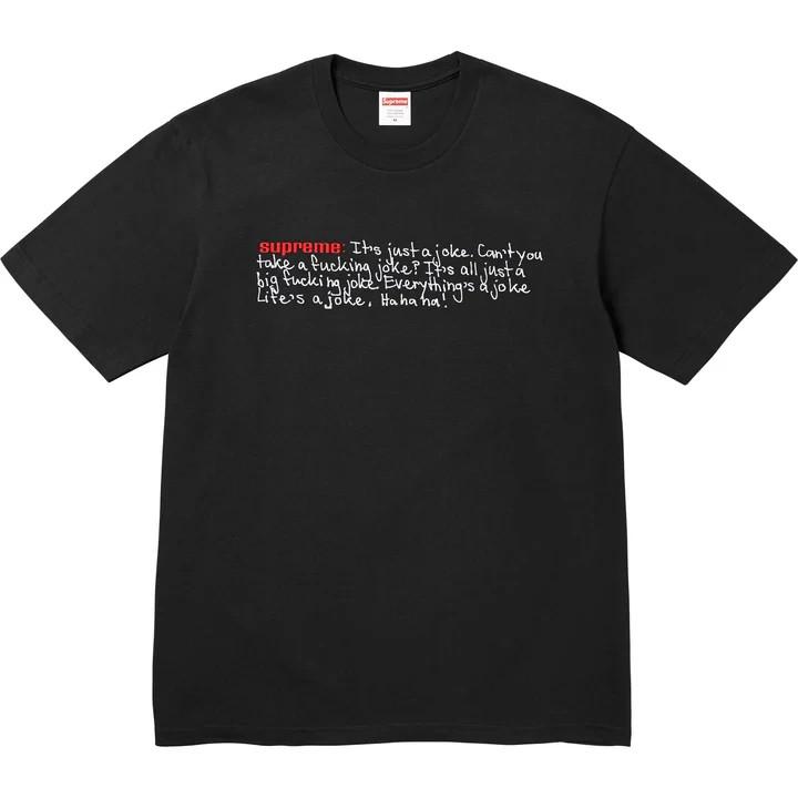 Supreme Joke Tee Black M