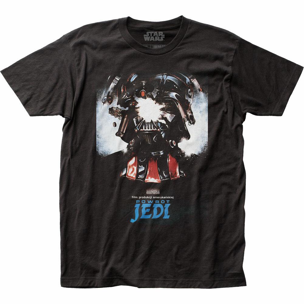 

Star Wars Powrot Jedi T Shirt Licensed Sci-Fi Movie Retro Classic Tee New Black XXL