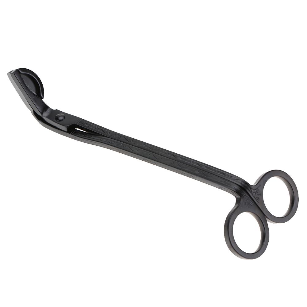 

Мода Полукруглый Гальванический Покрытие Нержавеющая Сталь Свеча Сердце Клип Триммер для Фитиля Ножницы Инструмент Black