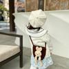 Adorable Korean Style Children's Cute Rabbit Knit Yarn Shoulder Bag For Girls