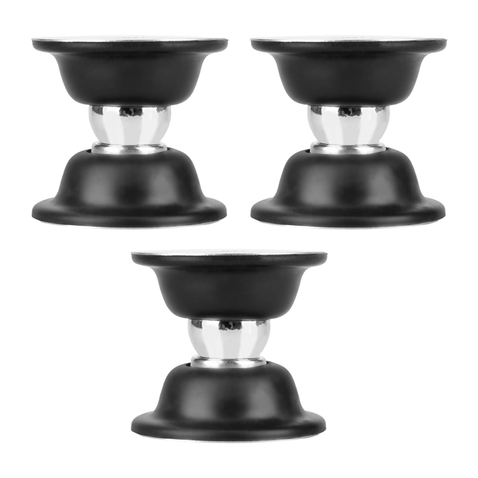 

3Pcs Doors Stopper Noise Reduction RV Magnetic Door Catches Baggage Door Holders for Yachts Bathroom Camper Living Room Kitchen чёрный