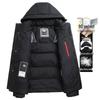 2024 Winter Men's Ultra-Warm Thick Down Jacket for Seniors - Short Style, Cold-Resistant Outerwear