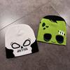 Halloween Skull Pumpkin Pattern Knitted Cap With Show Eyes Fashion Casual Hat