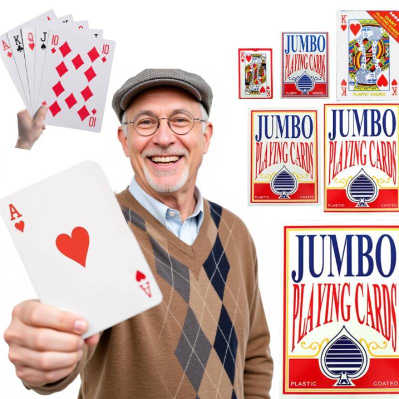 Jumbo Playing Creativity Cards For Leisure Family Game Nights And Decor Party