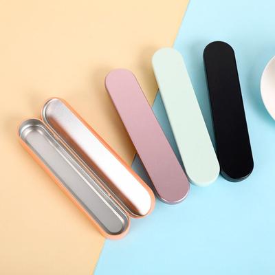 Stationery Pen Case Metal Pen Box New Flip-top Metal Box  Office