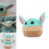 Adorabile Peluche Bambino Yoda Cuscino Con Tessuto di Cristallo Super Morbido Per Bambini Fan