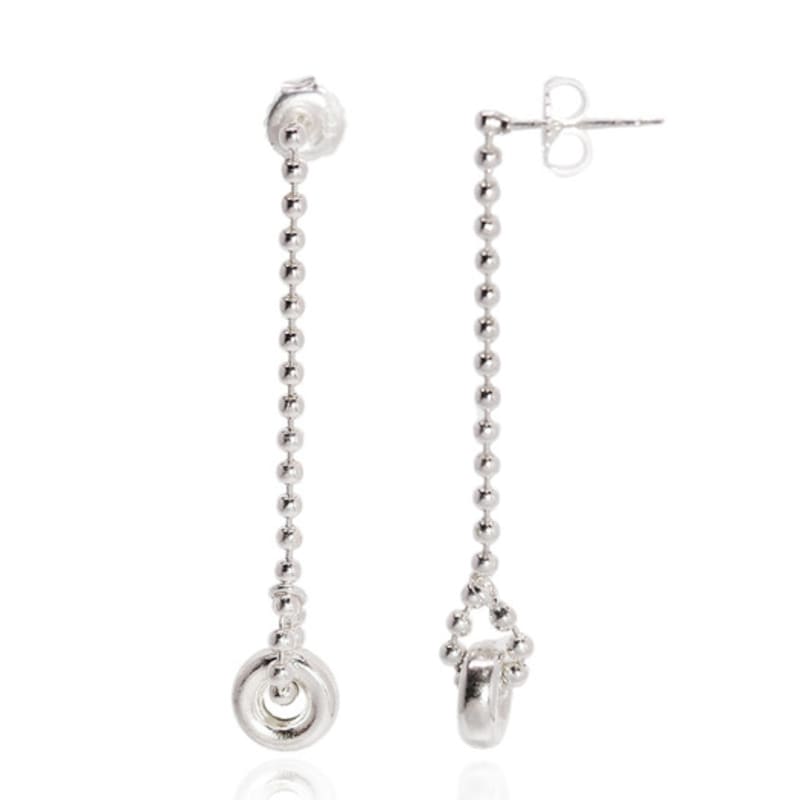 UNI.J [Cotidiano]Infinity Ball Silver Earring Ie402
