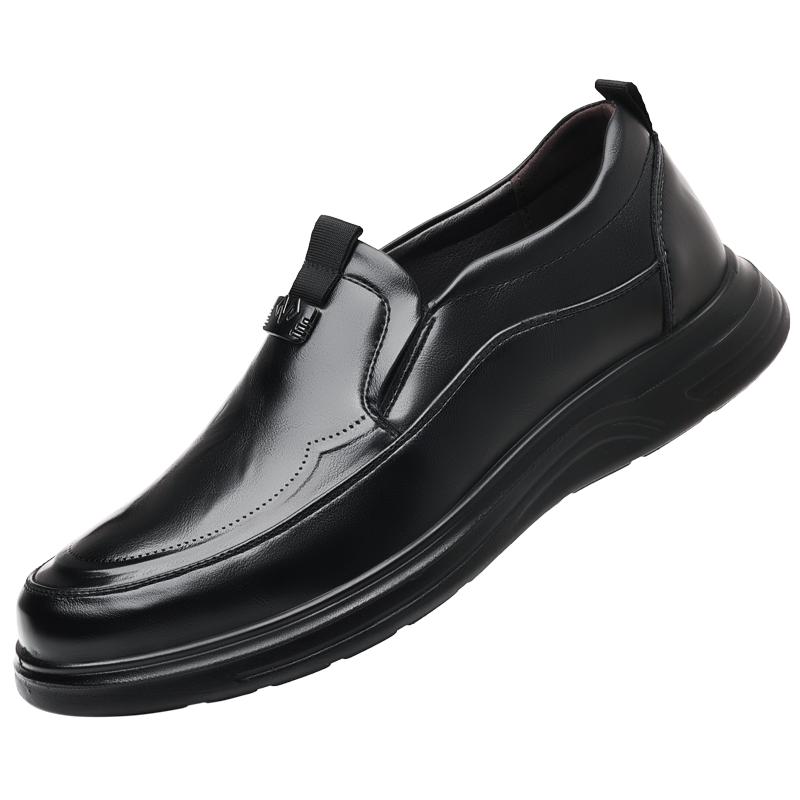 

Модне повсякденне чоловіче взуття на плоскій підошві Класичний чорний коричневий універсальний стиль Дозвілля Бізнес Вечірка Щоденне офісне Гарячий продаж зручне взуття 44 чорний