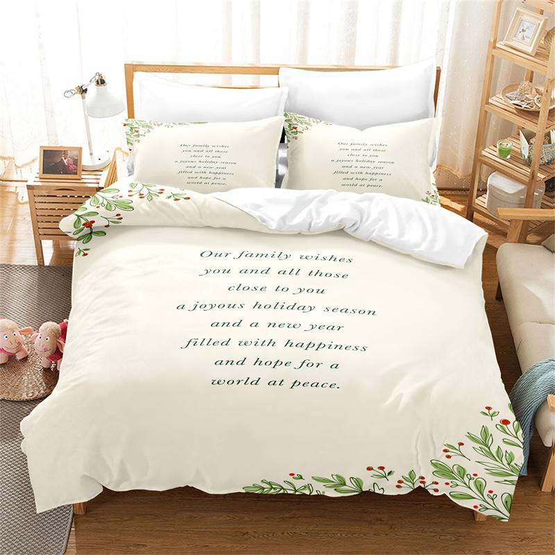 Christmas Duvet Cover Fashion Girls Boys Bedding Set Queen Double Bed Set Comforter Set Children Bedding Duvet Cover Set