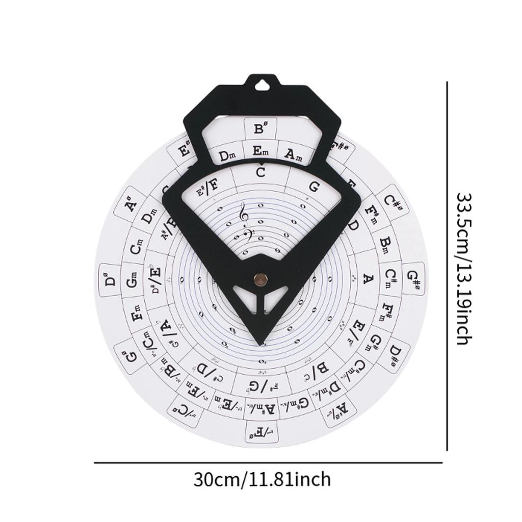 Melody Chords Tool Music Learning Circle Chords Wheel Melody Tool for Professionals Piano Notes Chord Beginner Songwriters