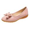 Doudou Shoes Women's 2025 New Shallow Bow Flat Bottom Fashionable and Comfortable Soft Sole Sandals Round Head Versatile Single Shoes Women