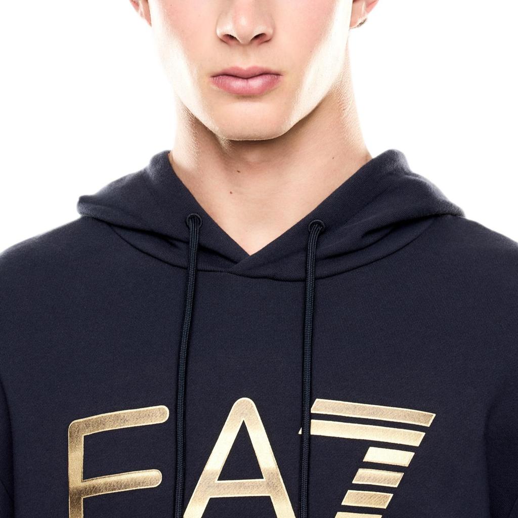 Emporio Armani EA7 FW25 Logo Stretch Cotton Hoodie Men hoodies 7M001190-AF17787-UB102