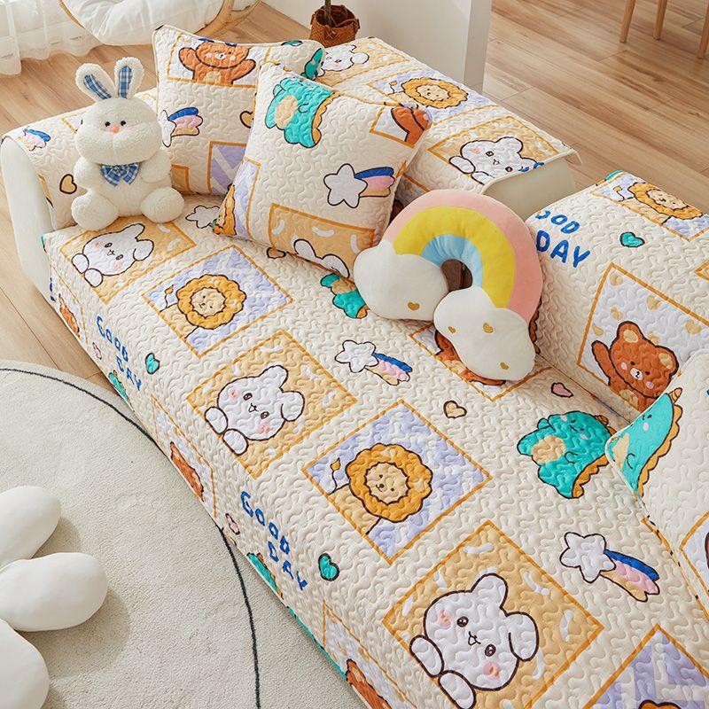 

Ткань Хлопок Подушка для сиденья дивана Специальное предложение Большая распродажа Полотенце для дивана Нескользящее Круглый год Нейтральный Современный Минималистичный Чехол из чистого хлопка Скандинавский Twill cotton adorable rabbit Pillow core