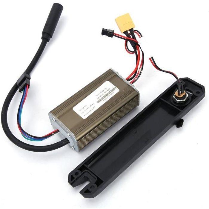 Panneau de commande 36V avec couvercle de connecteur de charge pour accessoires de scooter électrique KUGOO 8 pouces