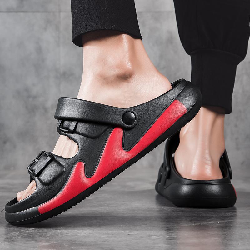Fashion Mixed Colors Casual Mans Slippers Summer Men's EVA Waterproof Shoe Outdoor Sandal for Men Comfortable Sandals Trendy All-match