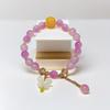 2025 Jadeite Green Jade Rabbit Bracelet: High-End Chinese Style, Year of the Snake, Elegant Women's Niche Beaded Design