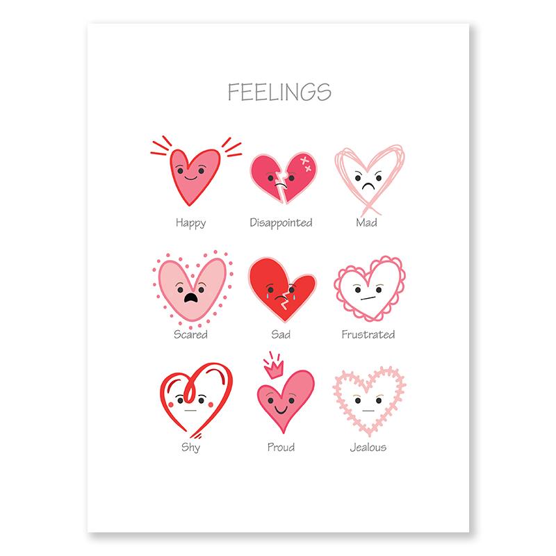 

День Святого Валентина. Дитяче настінне мистецтво. Рожеве серце. Плакат з алфавітом. Теплий малюнок на полотні. Монтессорі. Класна кімната. Навчальні принти для спальні. 21x30cm No Frame