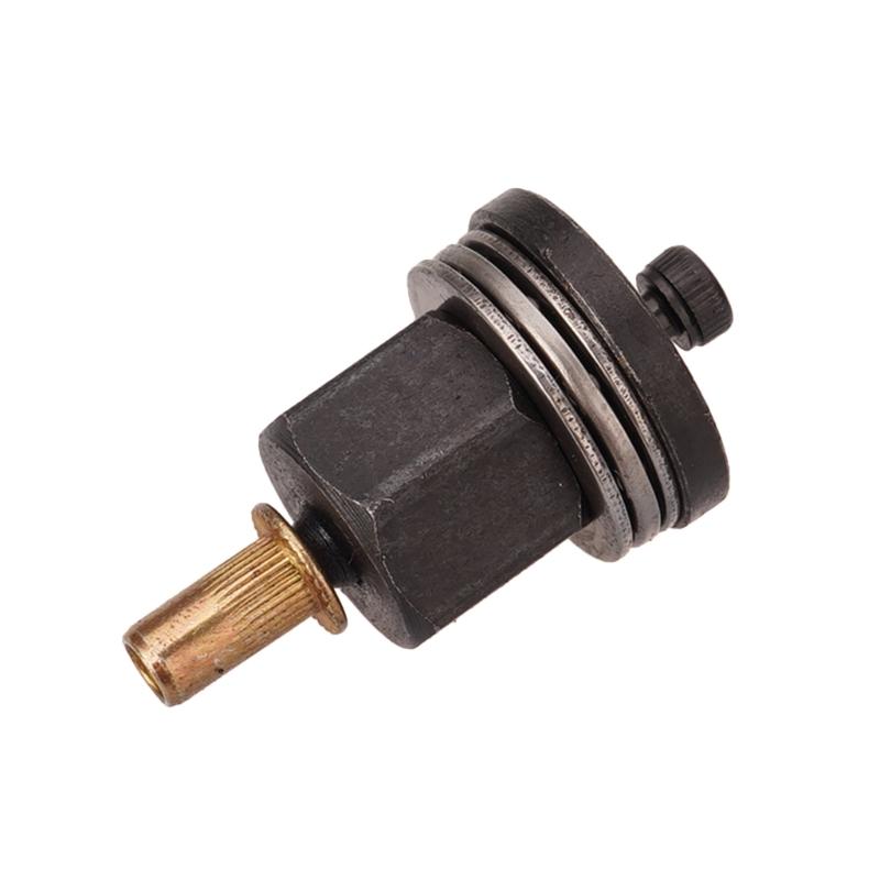 6pcs/set Efficient Nut Set Hand Nut Tool Replacement Mandrel Head Set 6 Different Attachments Suitable for Assembly Need