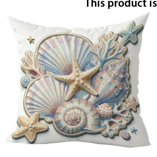 1/4pcs Life is Better at the Beach Ocean Inspired Pillow Covers Sofa bed cushion cover home bedroom decoration, 2D flat printing