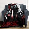 1pc Gorillaz Cartoon Throw Blanket Soft Flannel, Cozy All Season Polyester Perfect for Home, Office