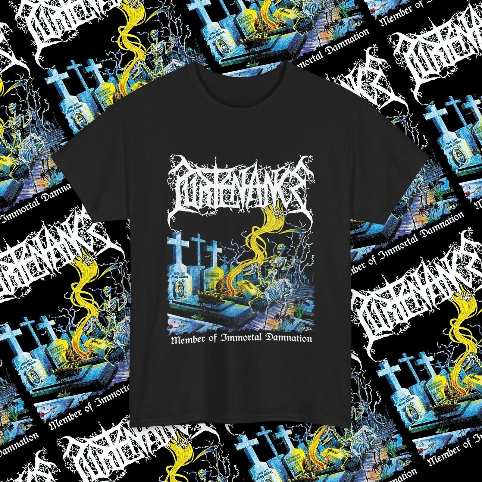 Purtenance Member of Immortal Damnation Vintage Reprint Death Metal T-Shirt M