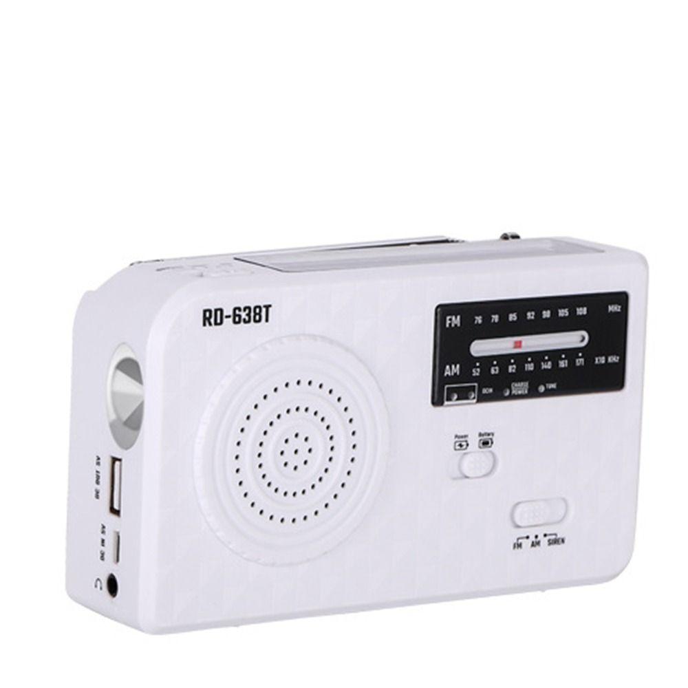 USB Charger Solar Hand Crank Radio LED Emergency Flash Light High Quality AM FM Radio  Radio