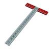T Square Ruler Aluminium Alloy Metal Woodworking Drawing Crafting Drafting Tool with Scale for Archi