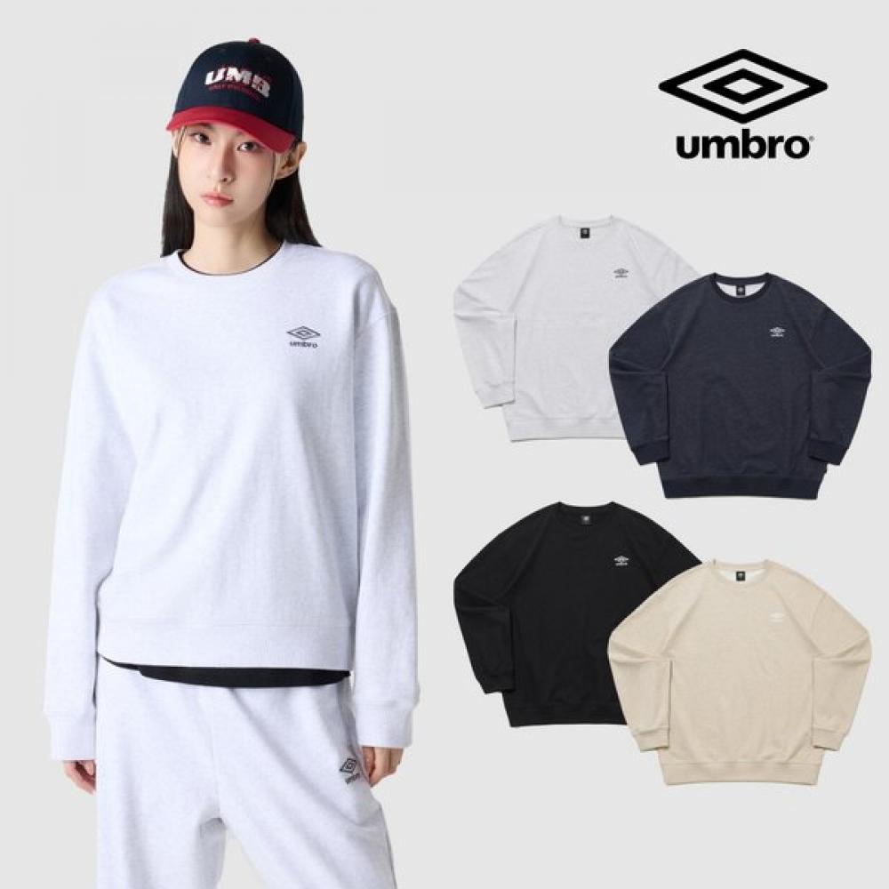 Umbro Unisex Essential Small Logo Sweatshirt Ur123cfs19 White melange (WMG)/115