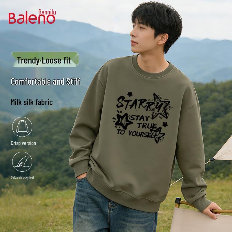 Baleno Men s Round Neck Graphic Sweatshirt S