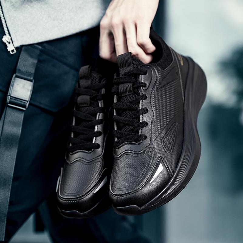 Fashion 2025 Man Leather High-quality Casual Breathable Flat Non-slip Tennis Shoes Outdoor Trendy Walking Shoes for Men