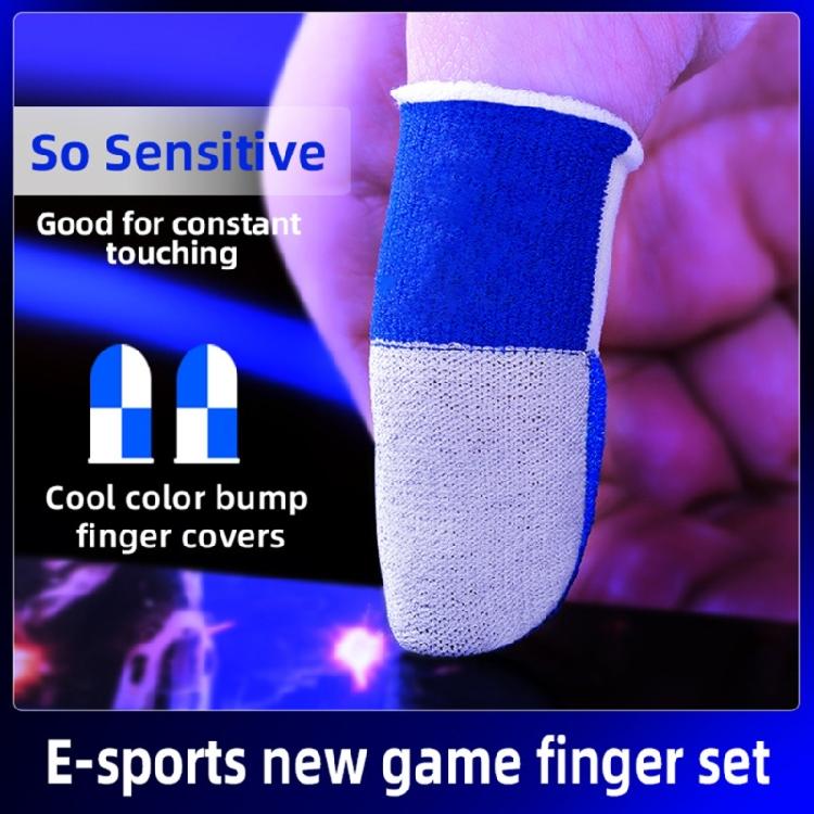 Pair Finger Cover Sleeves Anti Slip Finger Gloves for Mobile Games