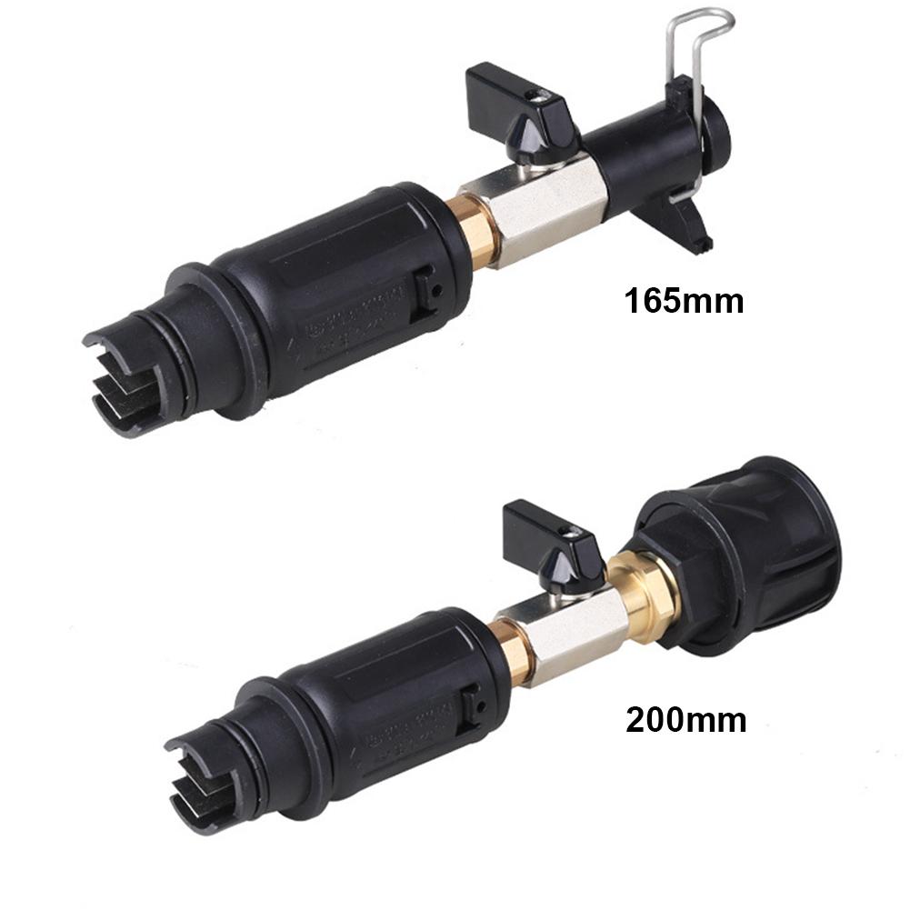 Quick Plug Connect Sprayer with Safe Lock Water Flow Control Valve Wear Resist Angle Adjustable Washer Nozzle for Car Washing