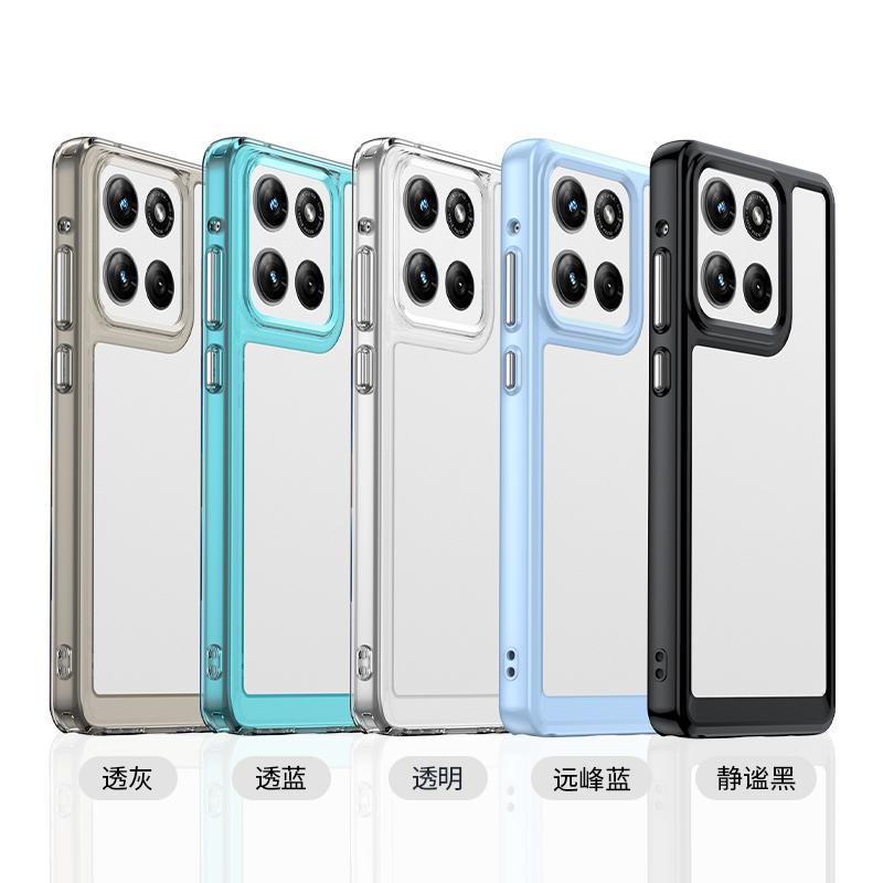 For Motorola Edge 60 Stylus Clear Case Moto Edge 60 Stylus Cover Coque Fundas Hard Translucent Soft Edge Shockproof Phone Bumper